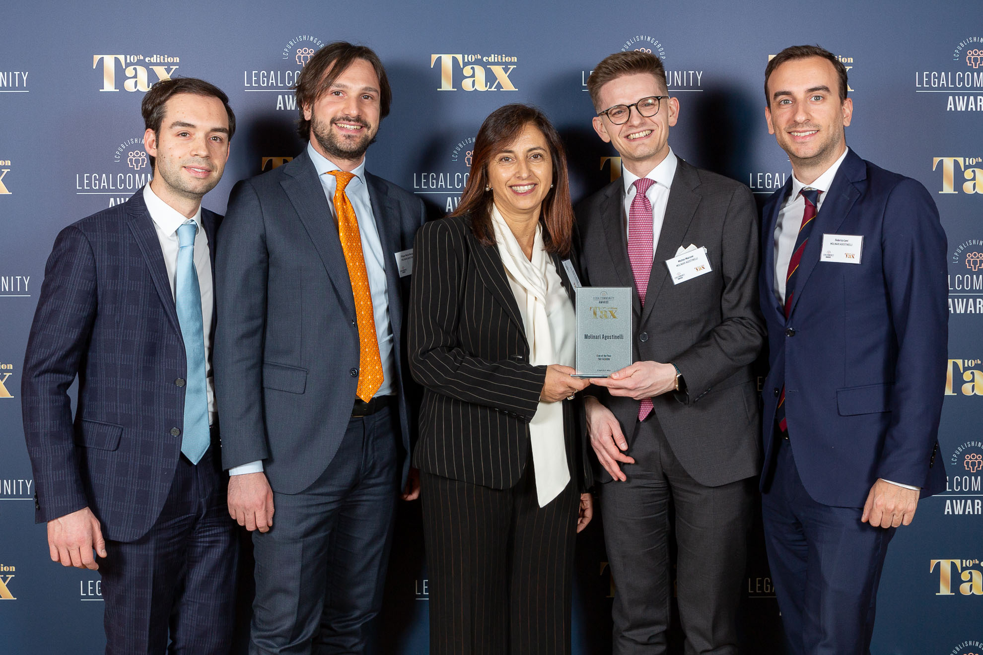Molinari Agostinelli named Firm of the Year Tax Fashion at the 2023 Legalcommunity Tax Awards